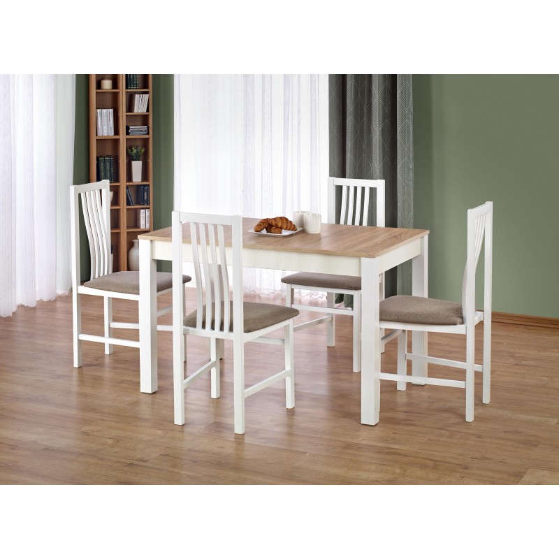 KSAWERY bord, - Sonoma eg. / Hvid billede
