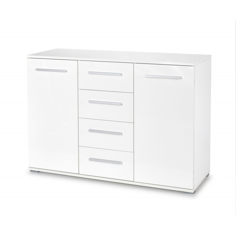 LIMA KM-4 Kommode, - Hvid billede