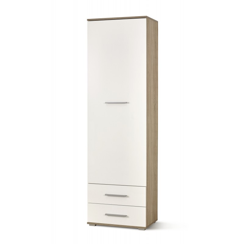 LIMA REG1, - Sonoma eg. / Hvid