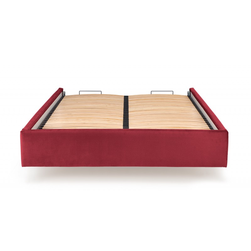 MODULO sengeramme 160, mørkerød Monolith 59 billede