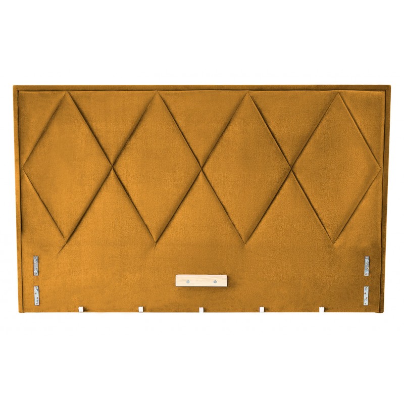 MODULO W4 sengegavl - sennepsfarvet Monolith 48 billede