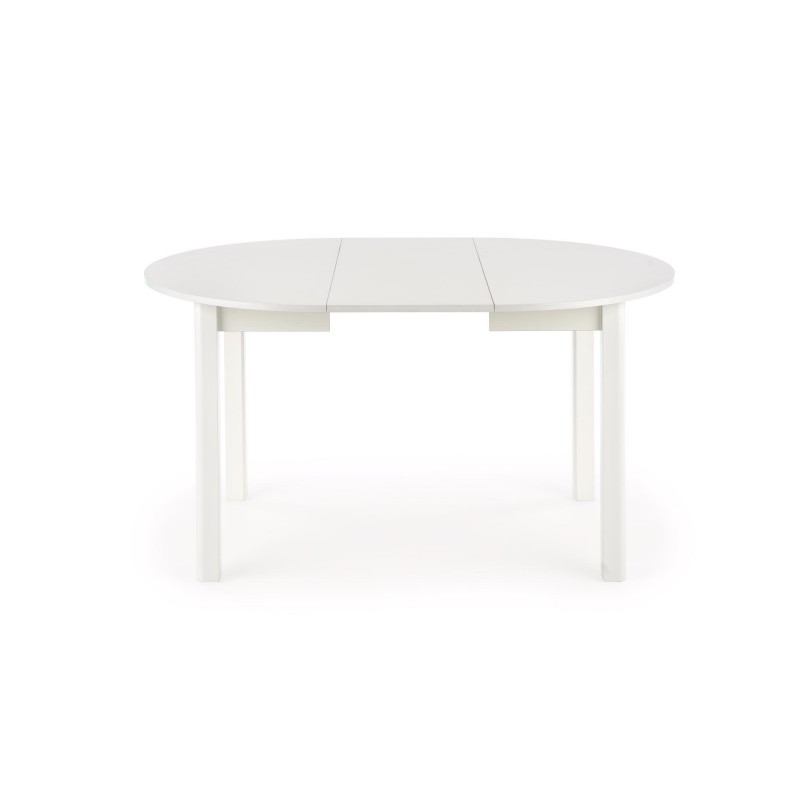 RINGO Ovalt Spisebord med udtræk 102cm udvides til 142cm - Hvid