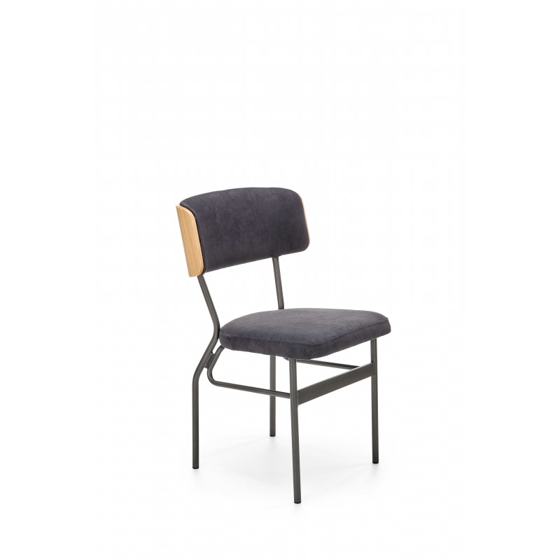 SMART-KR Spisebordsstol - Natur eg/Sort
