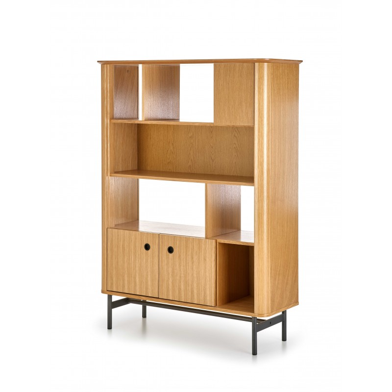 SMART REG-2 reol - Natur eg / Sort billede