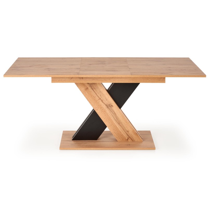 XARELTO Spisebord medudtræk 130cm udvides til 175cm Wotan Eg/Sort billede