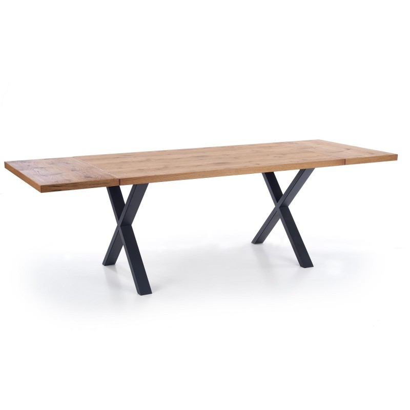 XAVIER Spisebord med tillægsplader 160cm udvides til 250 cm