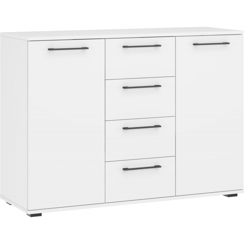 FLEX - KM-2 kommode til MODULAR WARDROBE SYSTEM - Hvid billede