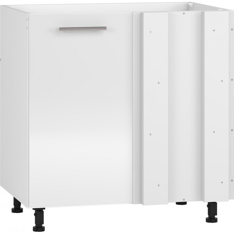 VENTO DKN-100/82 hjørnevaskeskab, - Hvid billede