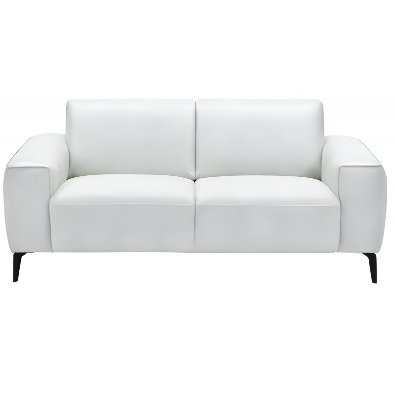 Hjort Knudsen Assens Hvid lædersofa
