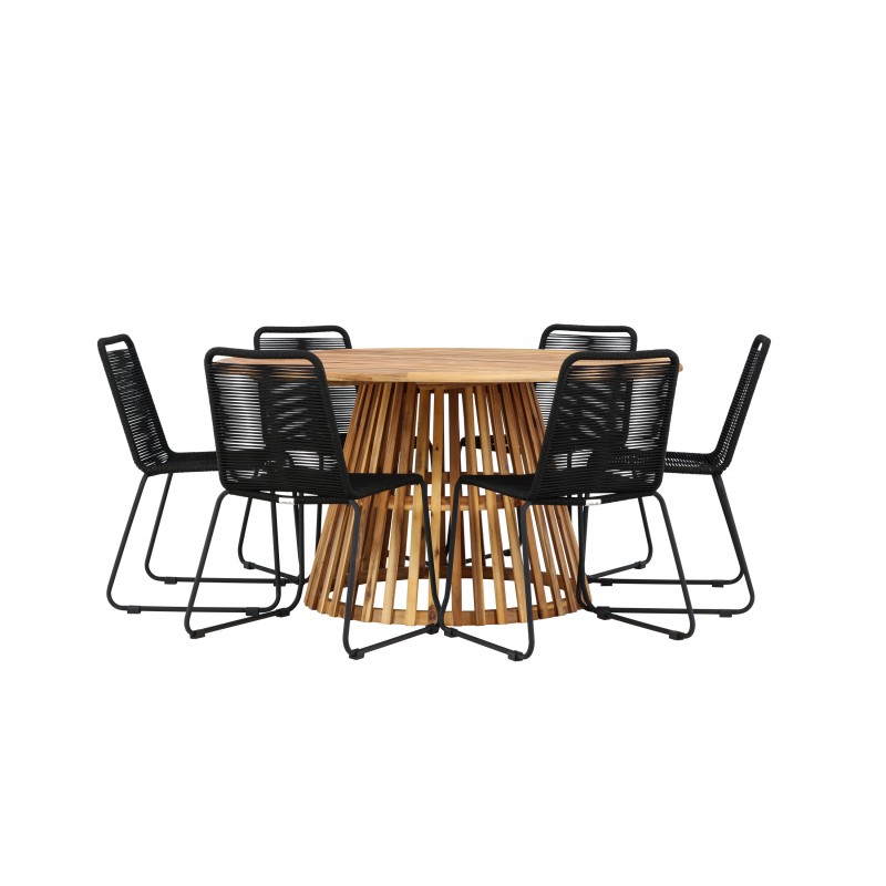 Cuman Rund Loungesæt - Havemøbelsæt