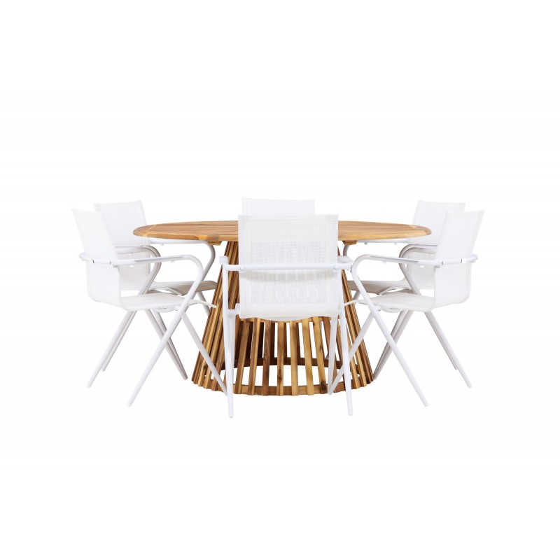 Tucuman Rund Spisebordssæt -