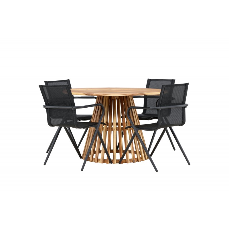 Lumpur Rundt Loungesæt - Havemøbelsæt