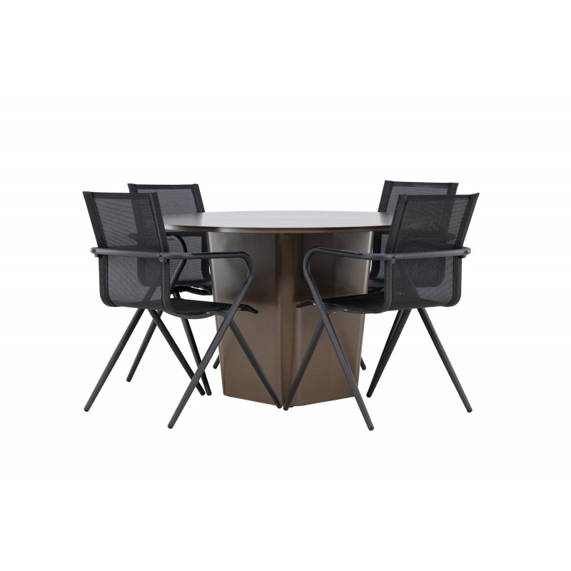 Santa Fe Rund Spisebordssæt -