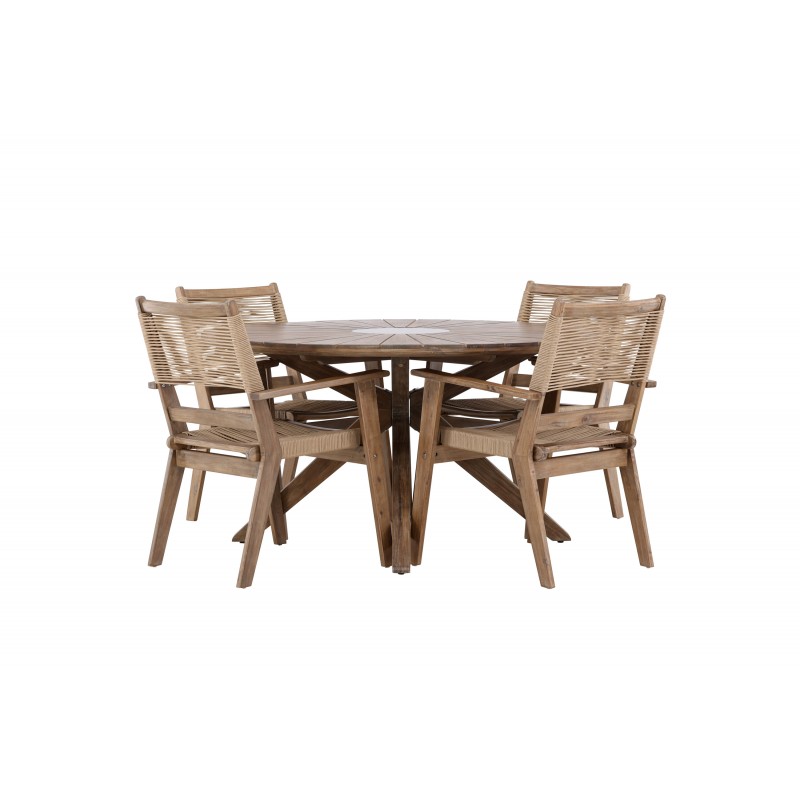 Rosario Rund Spisebordsæt -