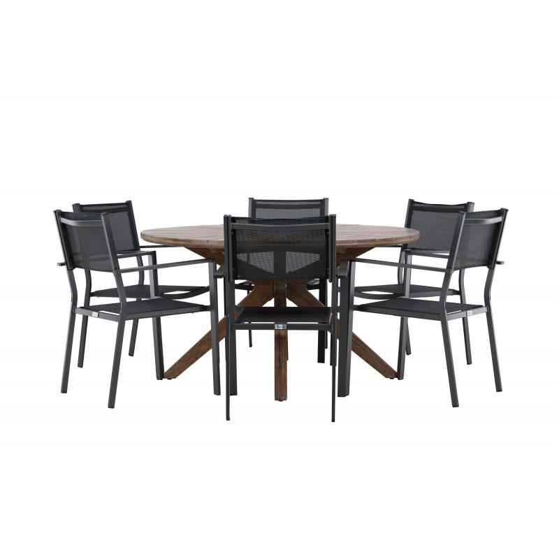 Rosario Rund Loungesæt - Havemøbelsæt