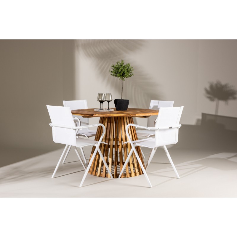 Lumpur Rundt Loungesæt - Havemøbelsæt