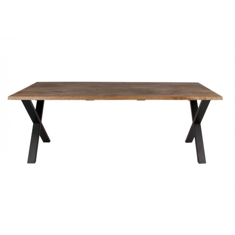 Westwood plankebord 180x95x3 - Røgolieret egetræ/Sort