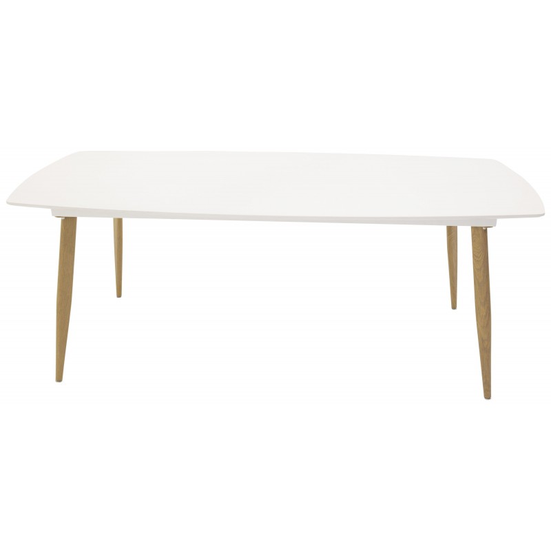 Polar Spisebord 240 x 100 - Natur og Hvid billede