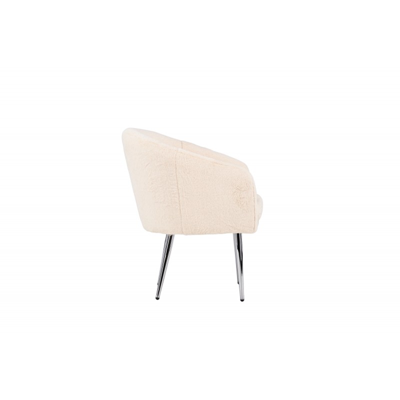 Wanda Lænestol  - Sølvgrå og Beige