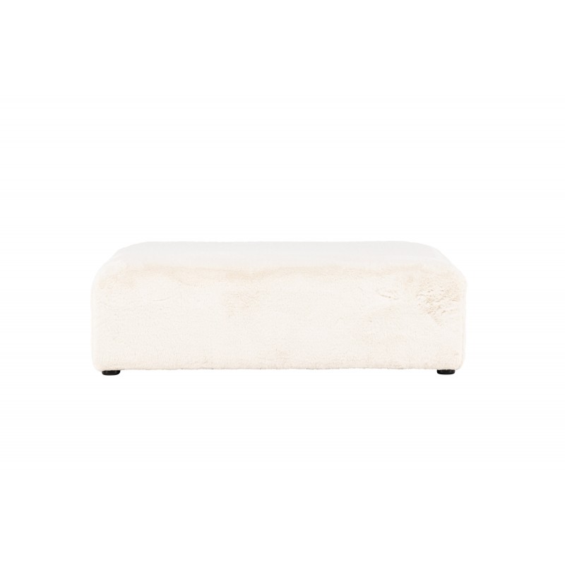 Davie Pouf - Beige og Sort billede