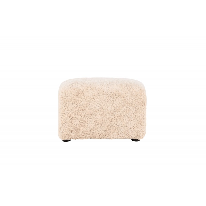 Frankie Puf  - Beige og Sort