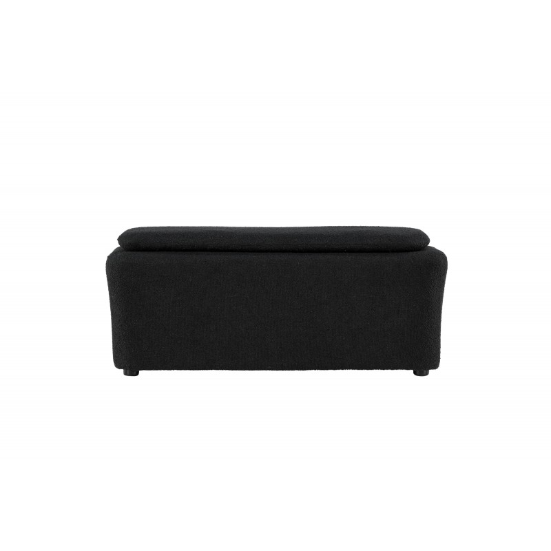 Laurel Ottoman - Sort billede
