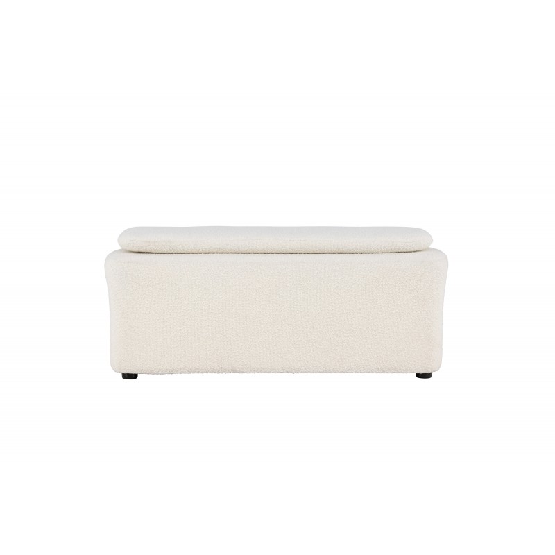 Laurel Puf - Sort og Hvid billede