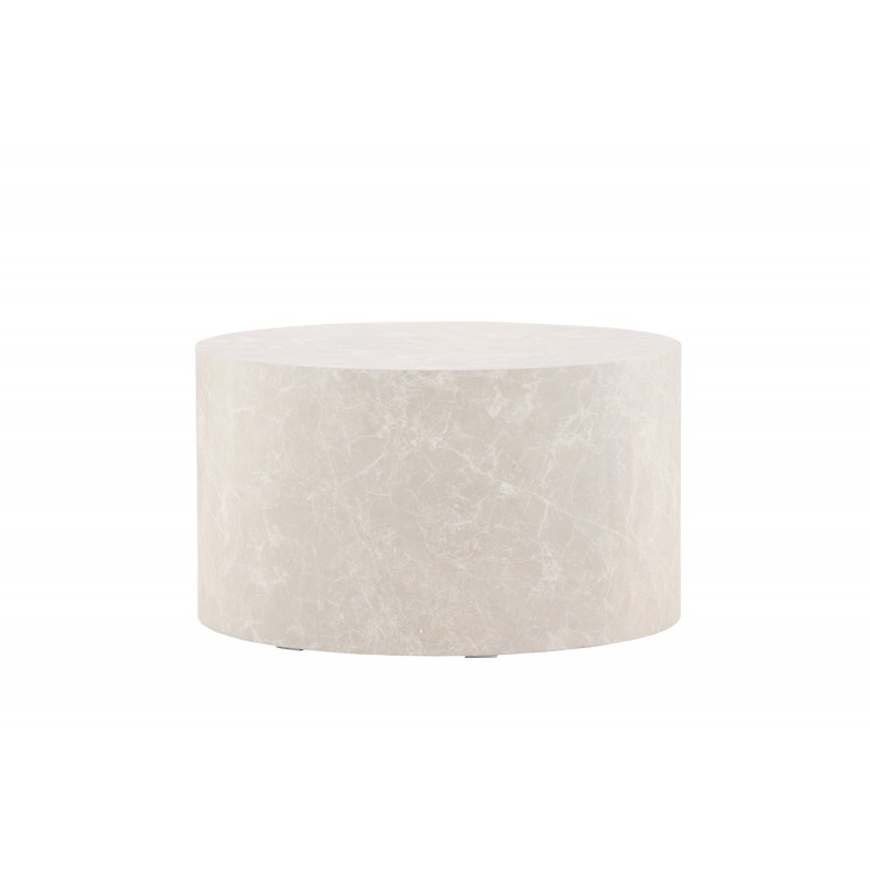York Sofabord  Ø80cm - Beige