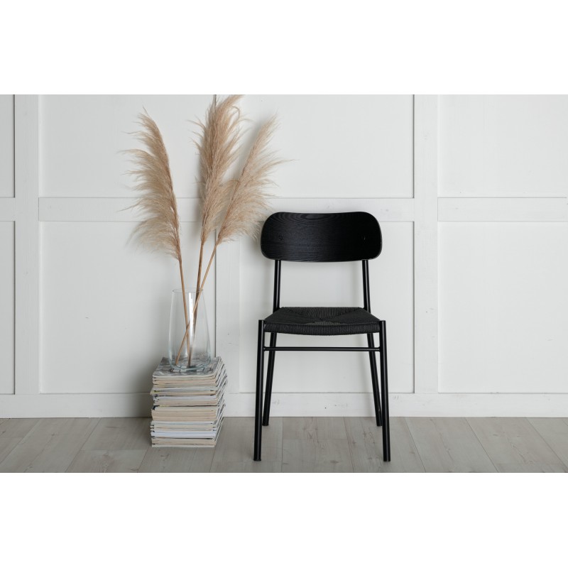 Polly Spisebordsstol - Sort billede