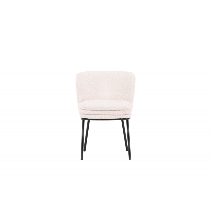 Agnes Spisebordsstol - Sort og Hvid billede