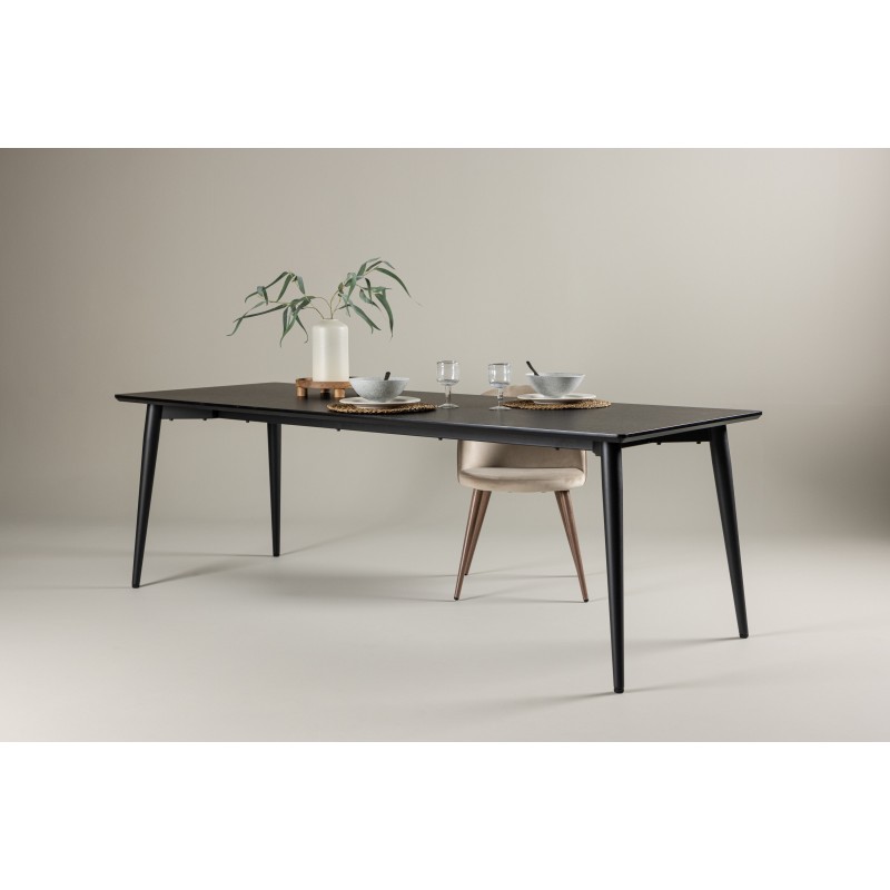 Ellis Spisebord  230 x 85cm - Sort