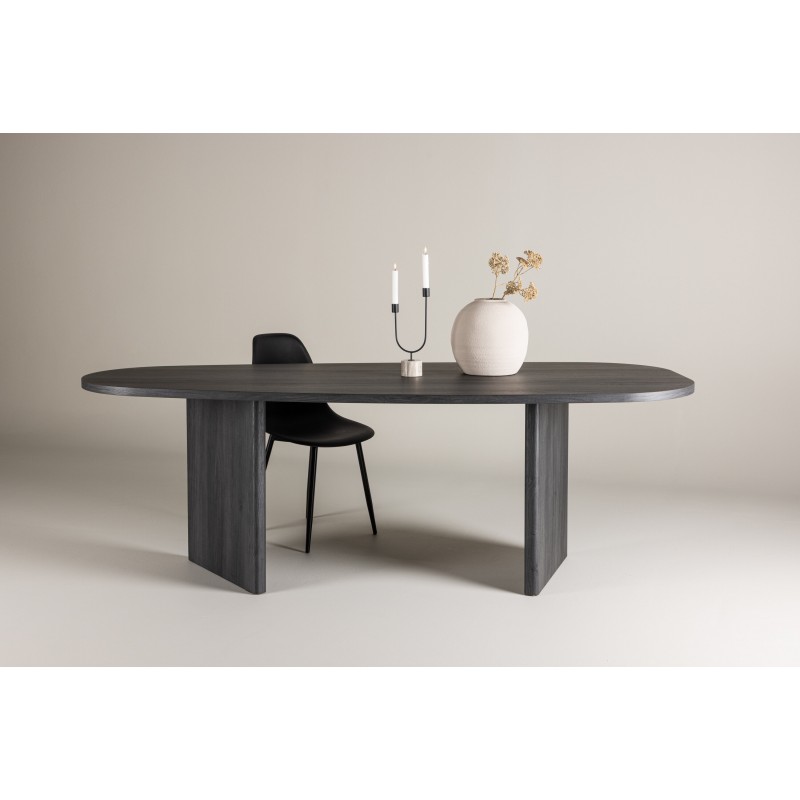 Gronvik Ovalt spisebord  220x100cm - Sort