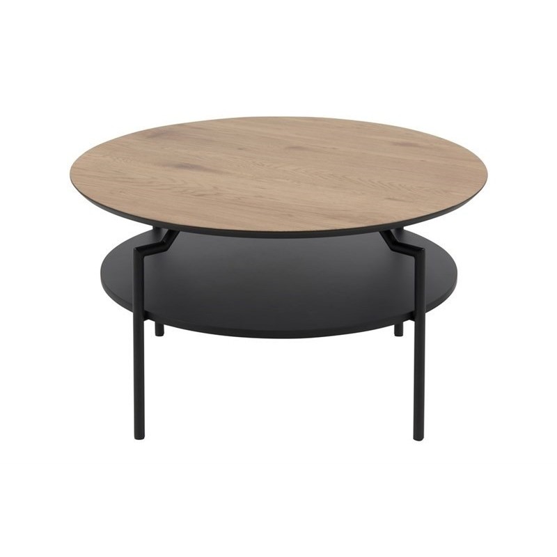 Goldington sofabord - Eg/Sort billede