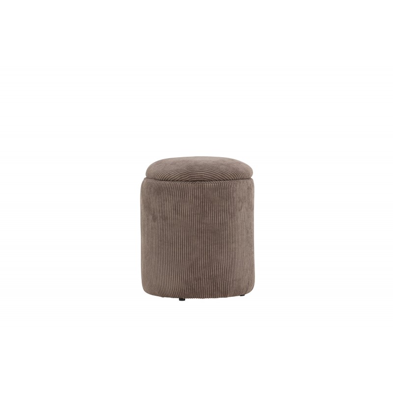 Limpen Pouf - Brun billede