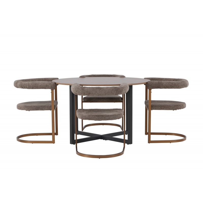 Spisebordssæt Durango med stolene Morning