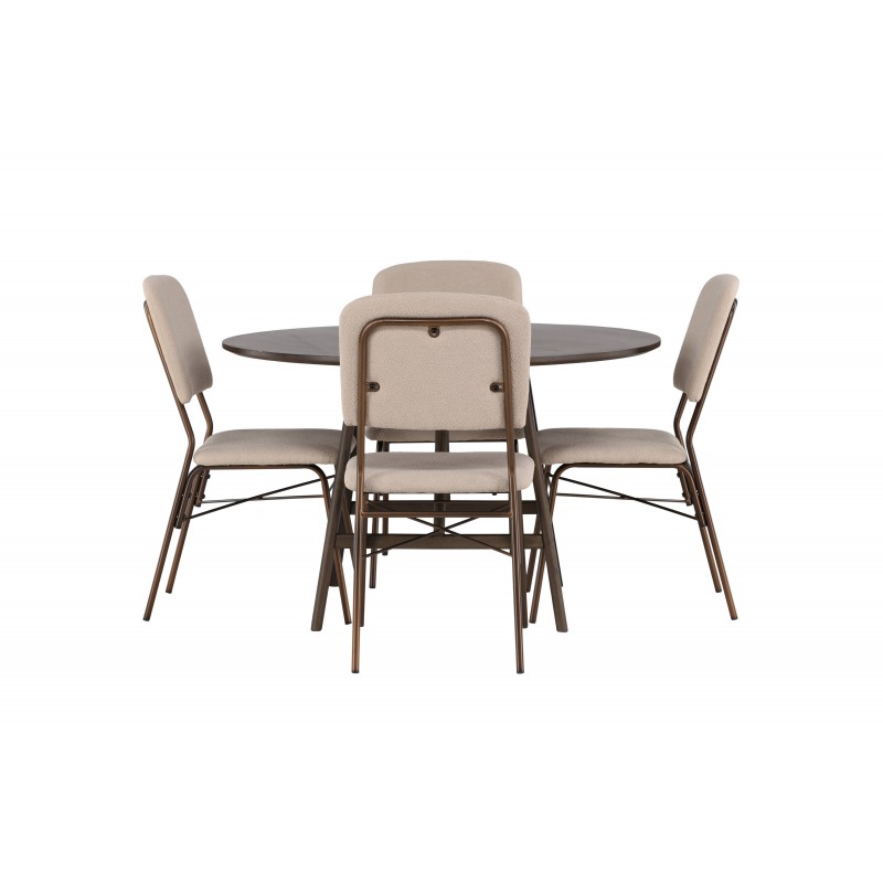 Spisebordssæt Kaseindon med stolene Seda