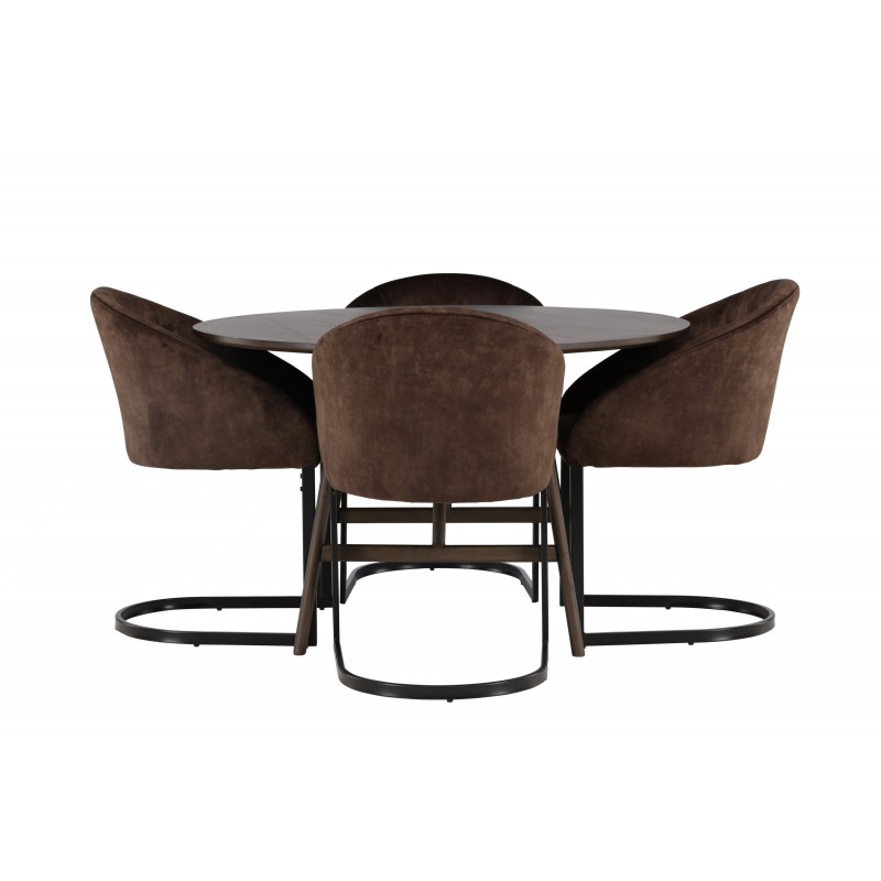 Rundt Spisebordssæt Kaseindon med stole Evening