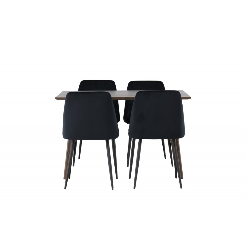 Spisebordssæt Kaseindon med Spisebordsstole Night