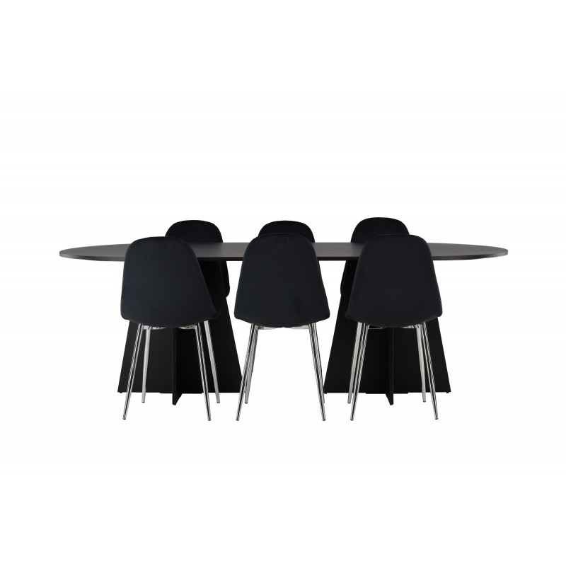 Spisestuesæt Bootcut med stole Polar