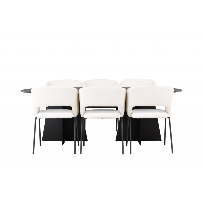 Spisebordssæt Bootcut med stole Day