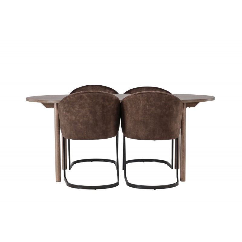 Spisestuesæt Andy med stole Evening