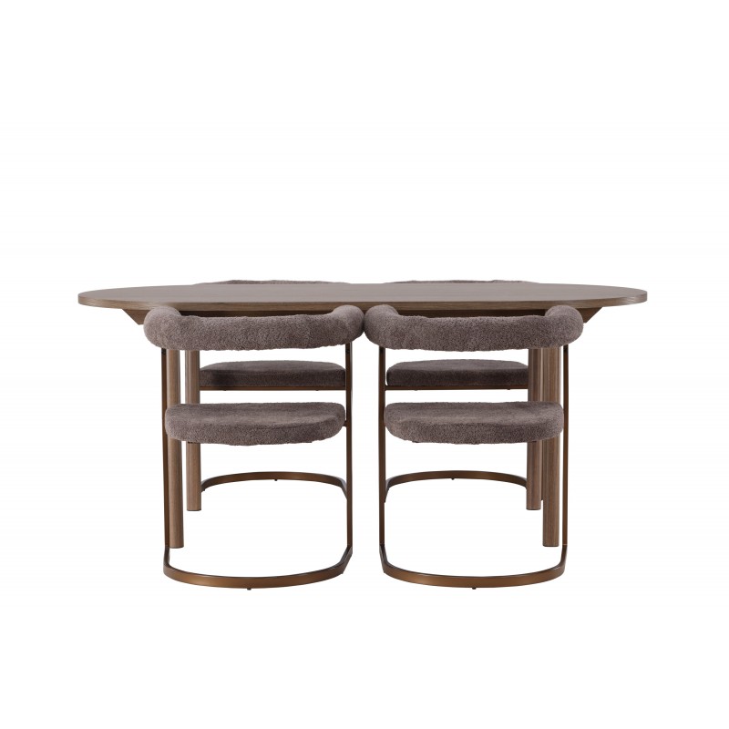 Spisebordssæt Andy med stole Morning