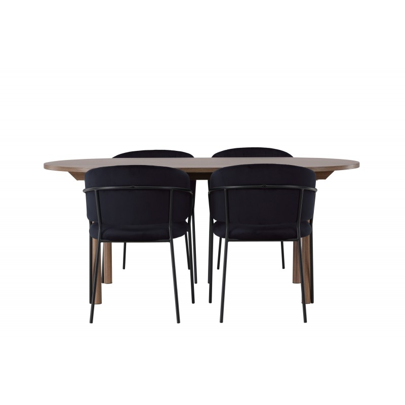 Spisebordssæt Andy med stole Selma