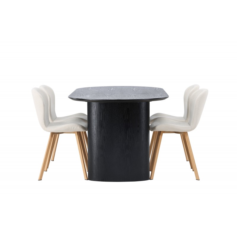 Spisebordssæt Isolde med stole Lilja