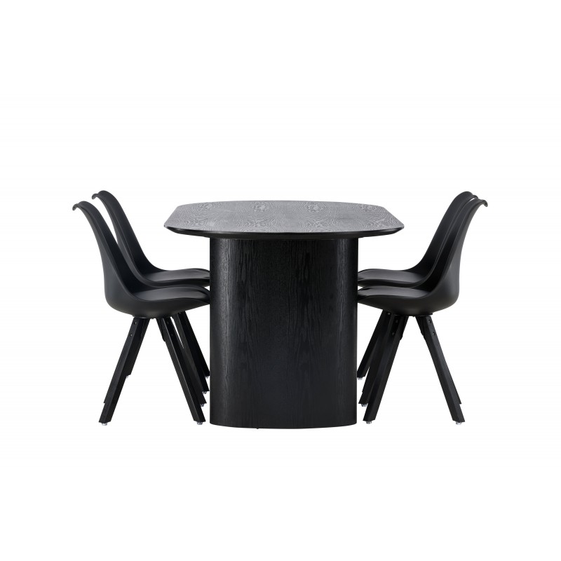 Spisebordssæt Isolde med stole Zeno