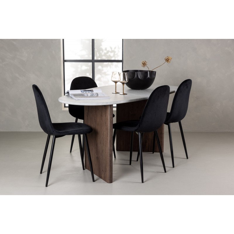 Spisebordssæt Gronvik med stole Polar