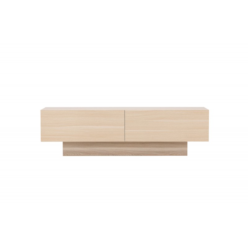Cuenca Tv-bord 160 x 47 cm  - Hvidpudset billede
