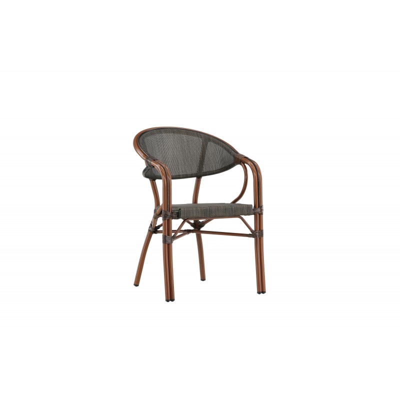 Vila Café Stol - Sort,Brun