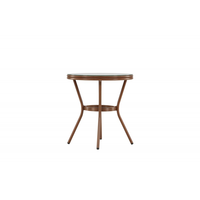 Loures Cafébord - Brun,Grå