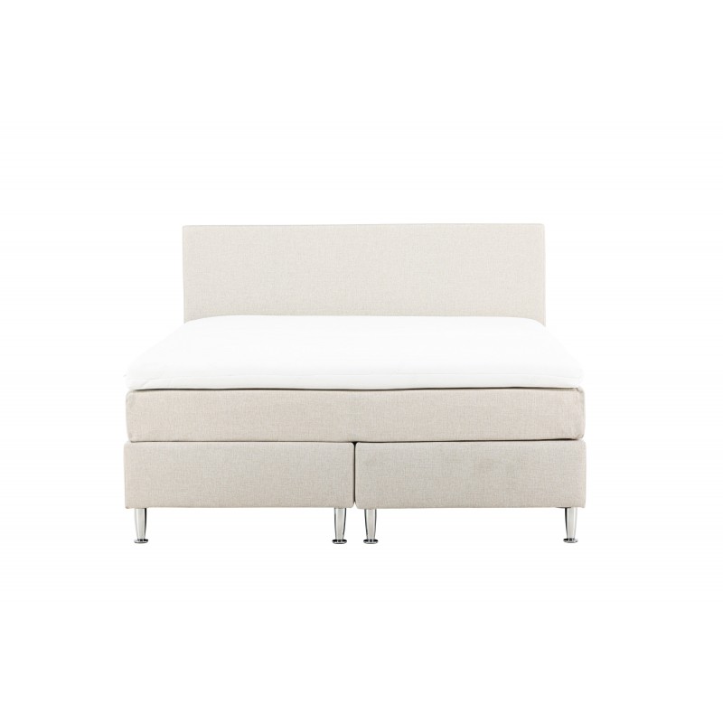 Toledo Kontinentalseng 180x200cm  - Beige stof